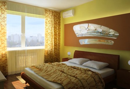 Сочетание обоев в интерьере фото